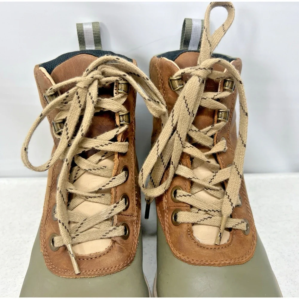 Xtratuf Leather Ankle Deck Boots Lace  Womens 6  Cathay Spice LALW-700